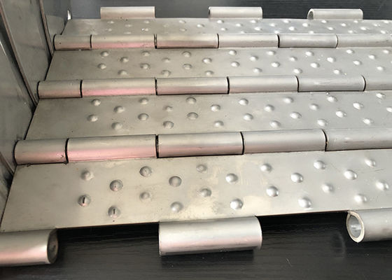 High Temperature Resistant Slat Conveyor Belt Wood Pellet Manufacturing