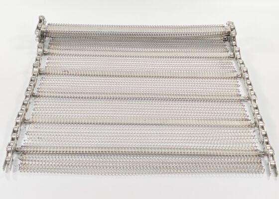 Metal Chain Mesh Conveyor Belt Used For Package Machine