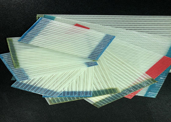 Heat Resistant Plain Weave Polyester Mesh Conveyor Belt For Fiberboard Plants