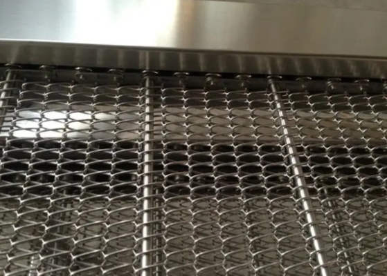 Heat Proof Conveyor Wire Mesh Belt Sus304 / Sus316 For Agricultural Products