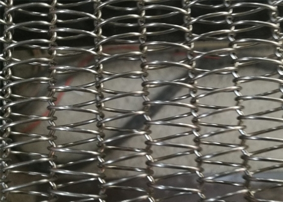 0.3-3.6m Long Lasting Spiral Mesh Belt 0.8-4mm Wire Diameter