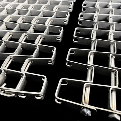 Food-grade cold-rolled stainless steel horseshoe chain conveyor belt, Great Wall mesh belt