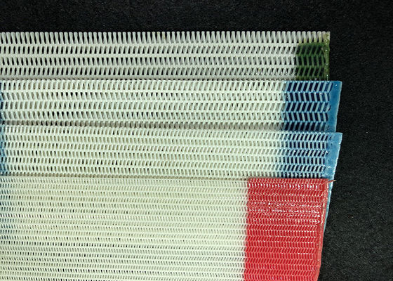 Flat Spiral Dryer Fabric Polyester Mesh Belt For Paper Making Industry