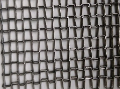 نوار نقاله های مختلف تخت مش تسمه نقاله ، تسمه نقاله مش Ss Wire Mesh In Petroleum