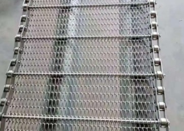 تسمه نقاله توری زنجیره ای Ss316 قطر سیم 2 میلی متری قوی