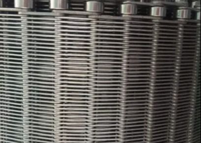 توری سیمی تسمه نقاله چشمی از جنس استنلس استیل