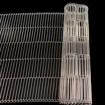 نان پختن کمربند ناقل صاف و انعطاف پذیر Sus304 Wire Mesh