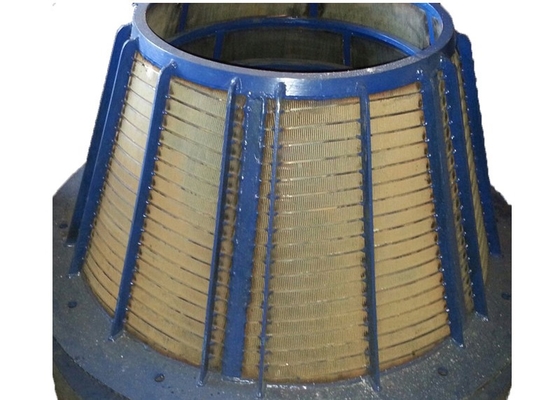 0.25mm 0.5mm اسلات سانتریفیوژ Ss 304 کربلا سانتریفیوژ سبد برای پردازش معدن