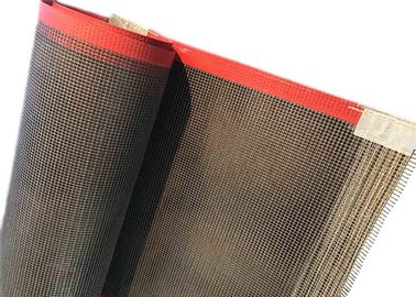 تسمه نقاله مش فایبرگلاس PTFE سوراخ 4*4 میلی متری برای خشک کردن غذای حیوانات خانگی