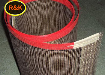 کمربند مش خوراکی مواد غذایی خشک 4 * 4 میلیمتری تفلون