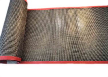 خشک کردن مواد غذایی تسمه نقاله مش فایبرگلاس با پوشش 8 * 8 میلی متر PTFE