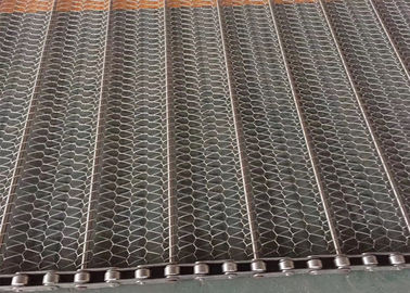 تسمه مش / زنجیره ای 304SS زنجیره ای / تسمه نقاله زنجیره ای برای خشک کردن دستگاه نودل