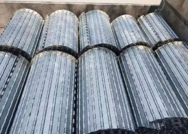 کمربند نوار نقاله پیوندی لینک درجه 304 SS Plate Link ماشین آلات میوه ای روغن نخل