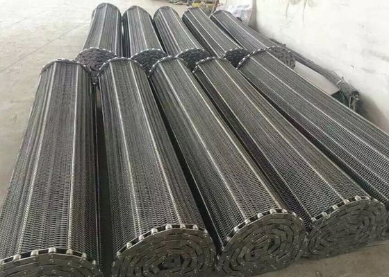 کمربند نوار نقاله زنجیر 304 با دوام برای تمیز کردن و نصب عرض سفارشی آسان
