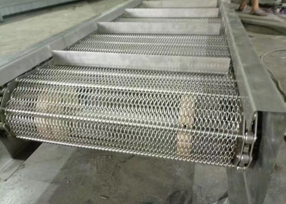 بافته شده سفارشی Ss Chain Mesh Transport نوار نقاله عمر بیش از پنج سال