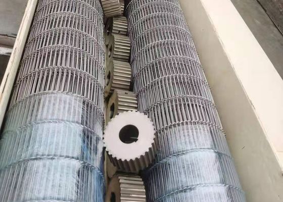 تراشه های عرض 50 سانتی متر سرخ کردن پخت مسطح سیم فلکس فلت 316l فولاد ضد زنگ