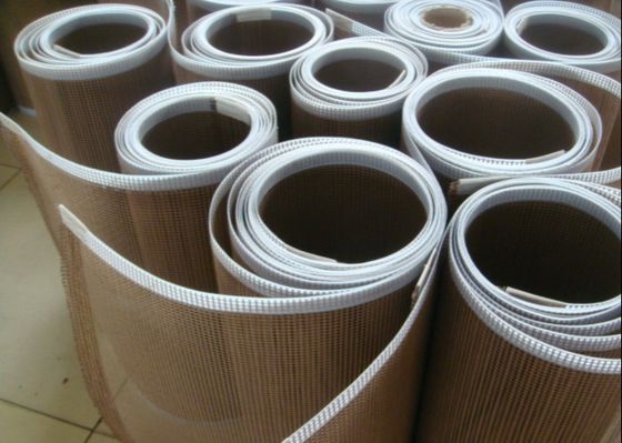 تسمه نقاله تفلون دستگاه پخت Uv ، کمربند مش 1x1 FDA Ptfe