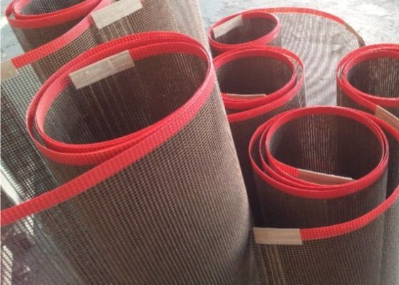 مقاوم در برابر حرارت 4x4 پشتیبانی از سفارشی سازی تسمه نقاله Ptfe Mesh