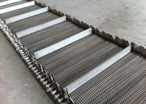خشک کردن و تخلیه 201 تسمه نقاله مش زنجیره ای 3 میلی متری دیا