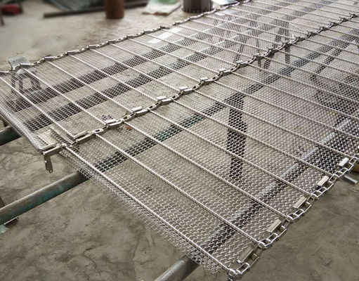 کمربندهای شبکه ای از فولاد ضد زنگ با قدرت بالا برای تمیز کردن غذاهای گیاهی