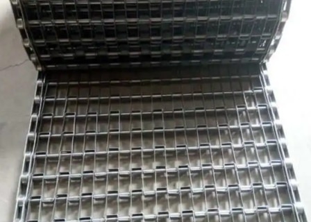 تسمه مشبک مسطح زنجیره ای 304 برای شستن سبزیجات